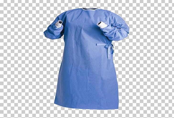 Hospital Gowns Surgeon Surgery Nonwoven Fabric PNG, Clipart, Apron, Blue, Clothing, Coat, Disposable Free PNG Download