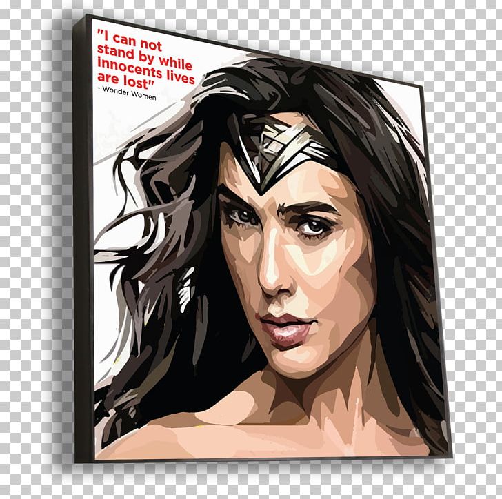 Wonder Woman Gal Gadot Pop Art Painting PNG, Clipart, Art, Batman V Superman Dawn Of Justice, Black Hair, Brick, Brown Hair Free PNG Download