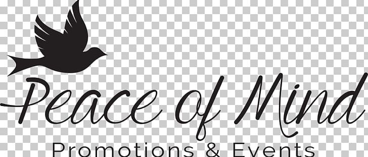 Peace Of Mind Logo Brand Promotional Merchandise PNG, Clipart, Black And White, Brand, Calligraphy, Event Management, Line Free PNG Download