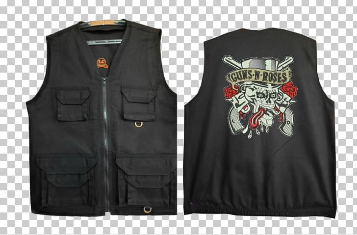 Gilets Waistcoat Embroidery Jacket Guns N' Roses PNG, Clipart,  Free PNG Download