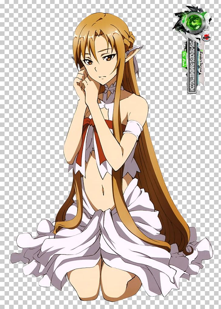 Asuna Kirito Leafa Sword Art Online Anime PNG, Clipart, Anime, Art, Asuna, Brown Hair, Cartoon Free PNG Download