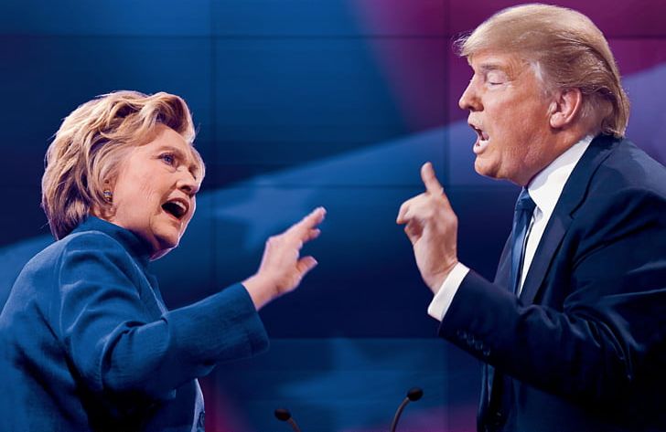 Donald Trump United States Presidential Debates Hillary Clinton US Presidential Election 2016 PNG, Clipart, Barack Obama, Bill Clinton, Candidate, Celebrities, Conversation Free PNG Download