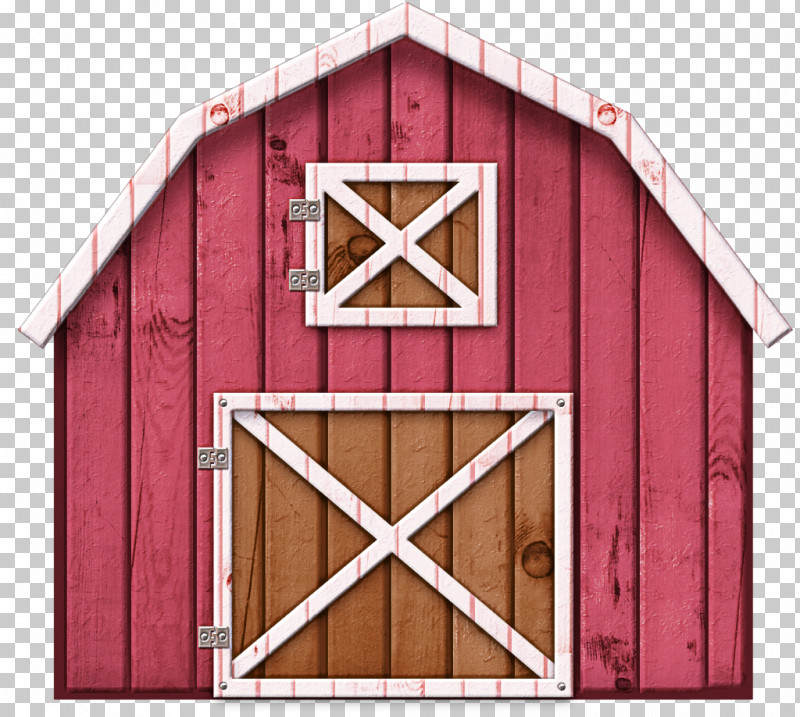 Pink Shed Barn Wood Building PNG, Clipart, Barn, Building, Door, Facade, House Free PNG Download