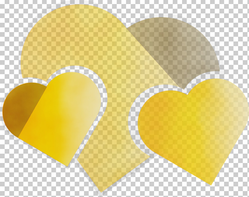 Heart Yellow Love Heart Symbol PNG, Clipart, Heart, Love, Paint, Symbol, Watercolor Free PNG Download