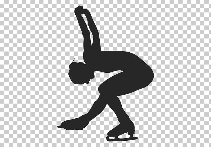 Winter Olympic Games Figure Skating Ice Skating Ice Skates PNG, Clipart, Arm, Ballet Dancer, Black, Black And White, Computer Icons Free PNG Download
