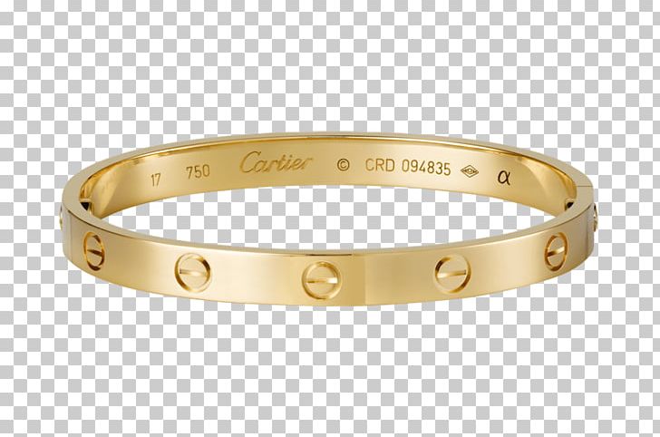 Love Bracelet Cartier Jewellery Gold PNG, Clipart, Aldo Cipullo, Bangle, Bracelet, Cartier, Colored Gold Free PNG Download