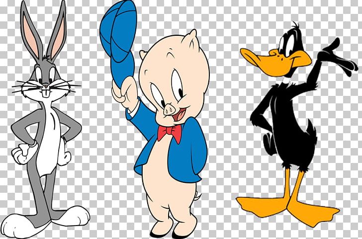 Daffy Duck Bugs Bunny Donald Duck Porky Pig Animated Cartoon PNG, Clipart, Animated Cartoon, Animation, Beak, Bugs Bunny, Cartoon Free PNG Download