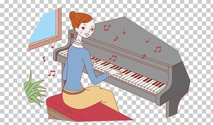 Piano Drawing Cartoon Photography PNG, Clipart, Balloon Cartoon, Boy Cartoon, Business Woman, Cartoon Character, Cartoon Couple Free PNG Download