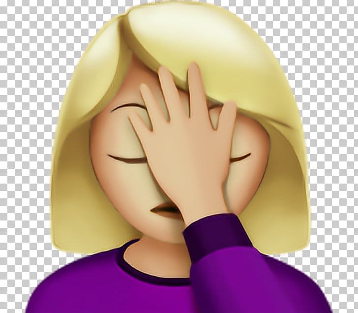 Apple Color Emoji Facepalm Female IPhone PNG, Clipart, Apple Color Emoji, Arm, Cheek, Chin, Clipboard Free PNG Download