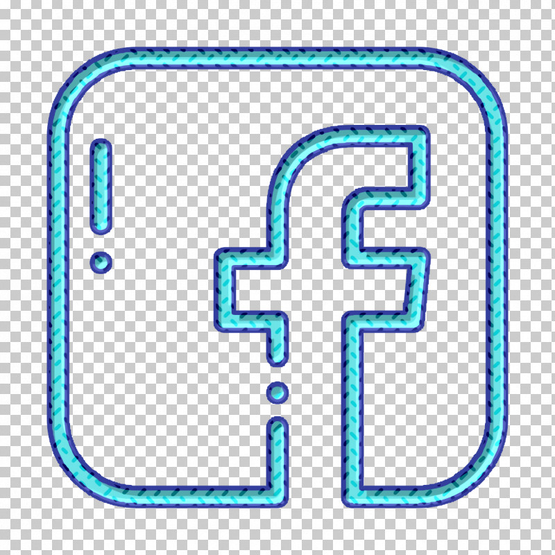 Social Media Icon Facebook Icon PNG, Clipart, Electric Blue, Facebook Icon, Line, Rectangle, Social Media Icon Free PNG Download