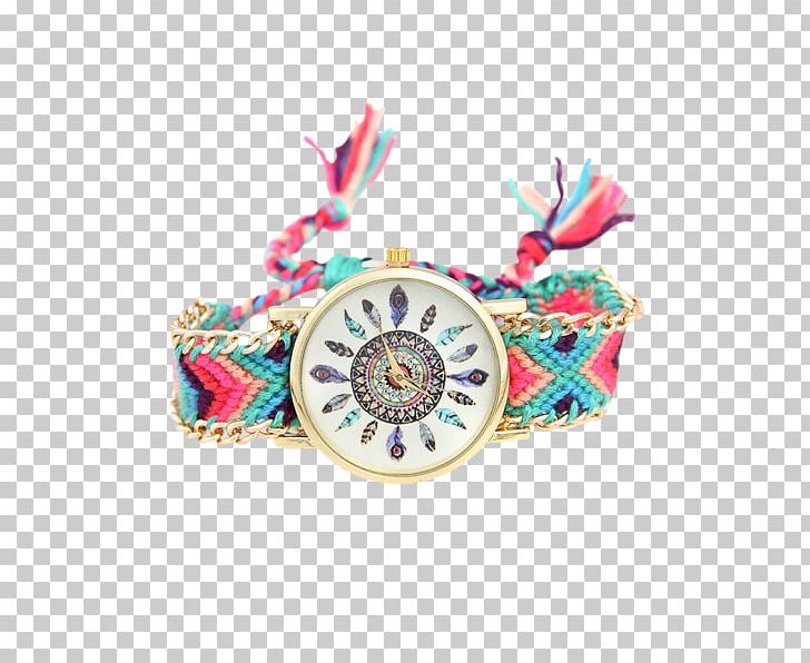 Turquoise Dreamcatcher Dial Watch Clock PNG, Clipart, Bracelet, Clock, Clothing Accessories, Dial, Dream Free PNG Download