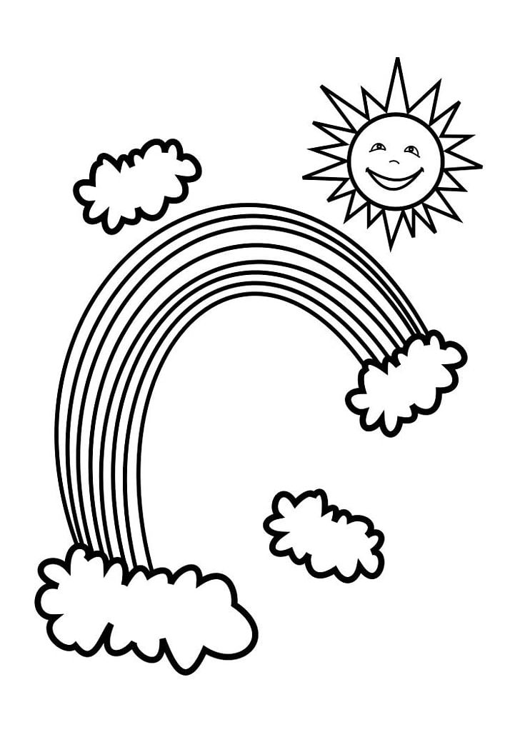 Coloring Book Rainbow Child PNG, Clipart, Adult, Art, Black, Book, Child Free PNG Download