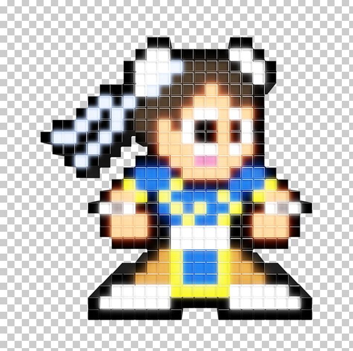 chun li pixel puzzle fighter