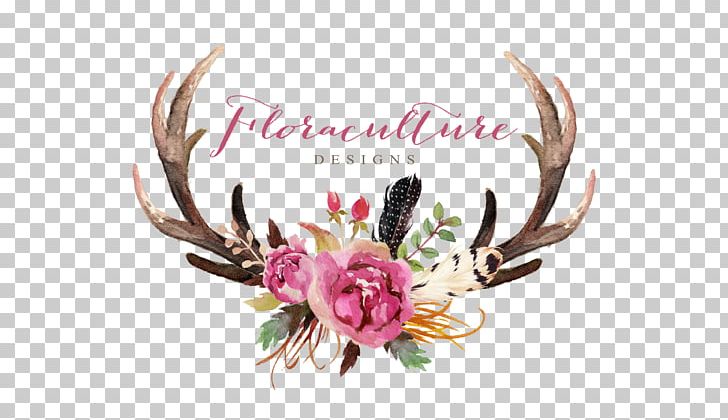 Deer Antler Flower Skull PNG, Clipart, Animals, Antler, Clip Art, Cut Flowers, Deer Free PNG Download