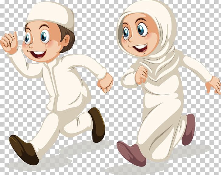 Muslim Islam Cartoon Illustration PNG, Clipart, Boy, Business Man, Child, Drawing, Fictional Character Free PNG Download