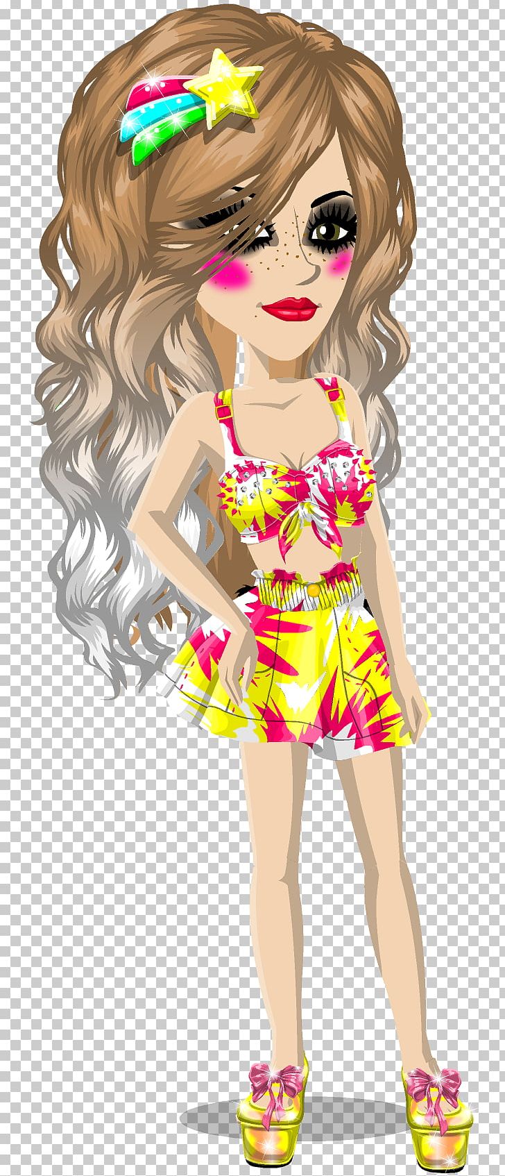 MovieStarPlanet Barbie Video Game Brown Hair PNG, Clipart, Art, Barbie, Blog, Brown Hair, Cartoon Free PNG Download