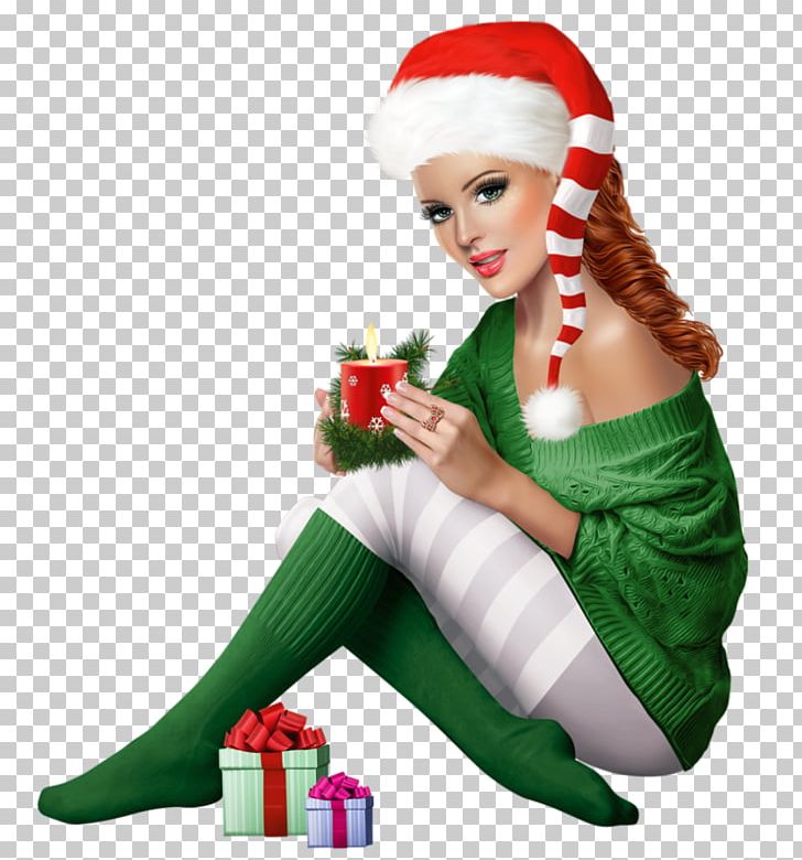Pin-up Girl Christmas Drawing Woman PNG, Clipart, Christmas, Christmas Decoration, Christmas Eve, Christmas Ornament, Christmas Stocking Free PNG Download