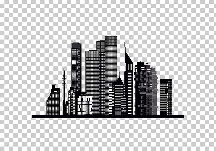Skyline Silhouette Skyscraper Vexel PNG, Clipart, Black And White, Building, City, Cityscape, Facade Free PNG Download