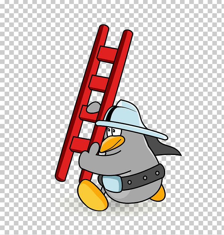 Ladder Drawing Cartoon PNG, Clipart, Beak, Bird, Cartoon, Drawing, Firefighter Free PNG Download
