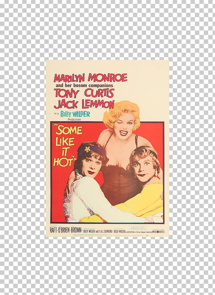 Marilyn Monroe Some Like It Hot Poster Tony Curtis Jack Lemmon PNG, Clipart, Advertising, Album Cover, Art, Film, Film Poster Free PNG Download