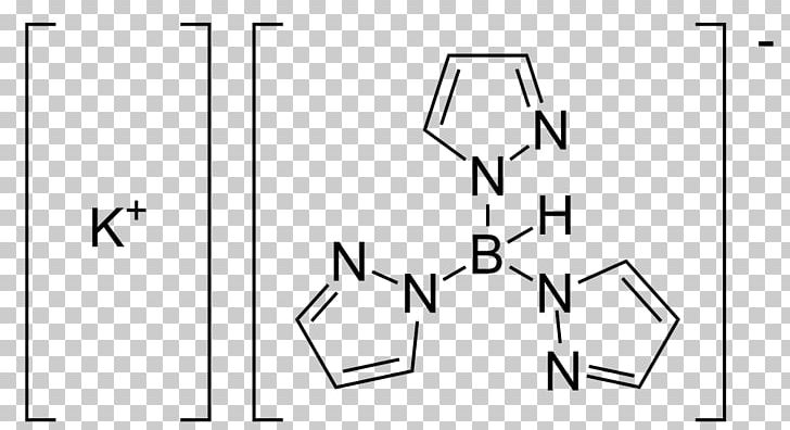 Potassium Trispyrazolylborate Borohydride Coordination Complex Pyrazole PNG, Clipart, Angle, Black, Borohydride, Chemistry, Furniture Free PNG Download