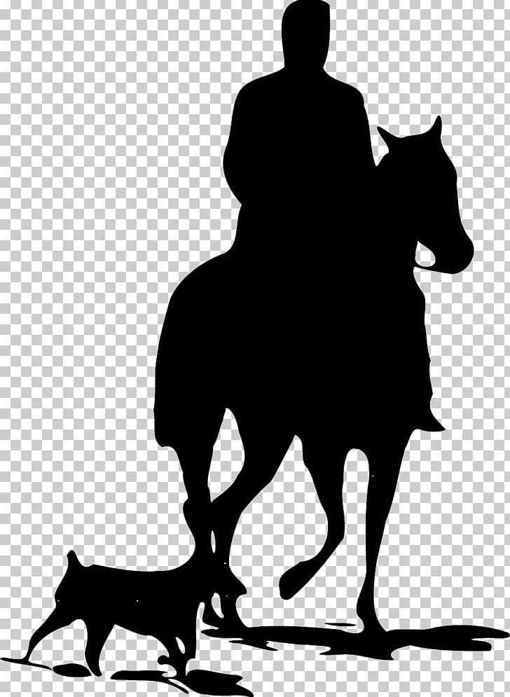 Silhouette Horse PNG, Clipart, Animals, Black, Black And White, Cattle Like Mammal, Cowboy Free PNG Download