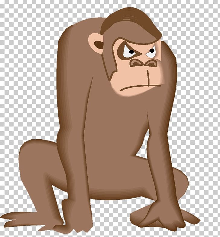 Gorilla Monkey Chimpanzee Simian PNG, Clipart, Animal, Animals, Ape, Bear, Big Cats Free PNG Download