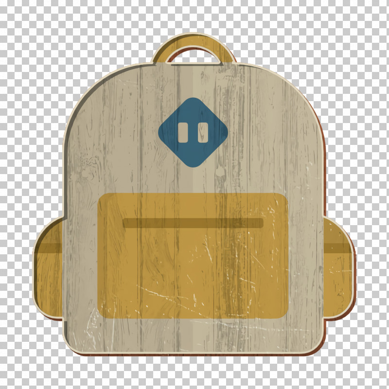 Backpack Icon Basic Flat Icons Icon PNG, Clipart, Backpack Icon, Bag, Basic Flat Icons Icon, Beige, Wood Free PNG Download