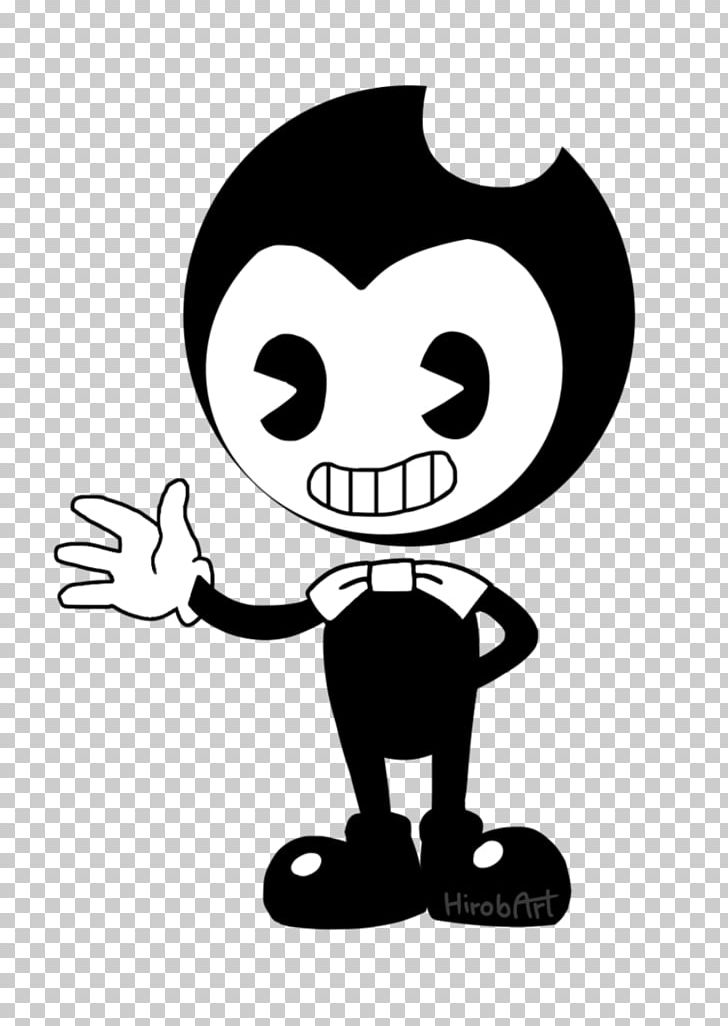 Fan Art Cartoon PNG, Clipart, Art, Artwork, Bendy And The Ink Machine, Black, Black And White Free PNG Download