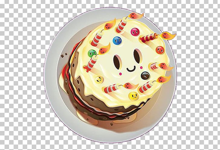Birthday Cake Hamburger Food Pokedstudio Illustration PNG, Clipart, Baked Goods, Baking, Behance, Buttercream, Cake Free PNG Download