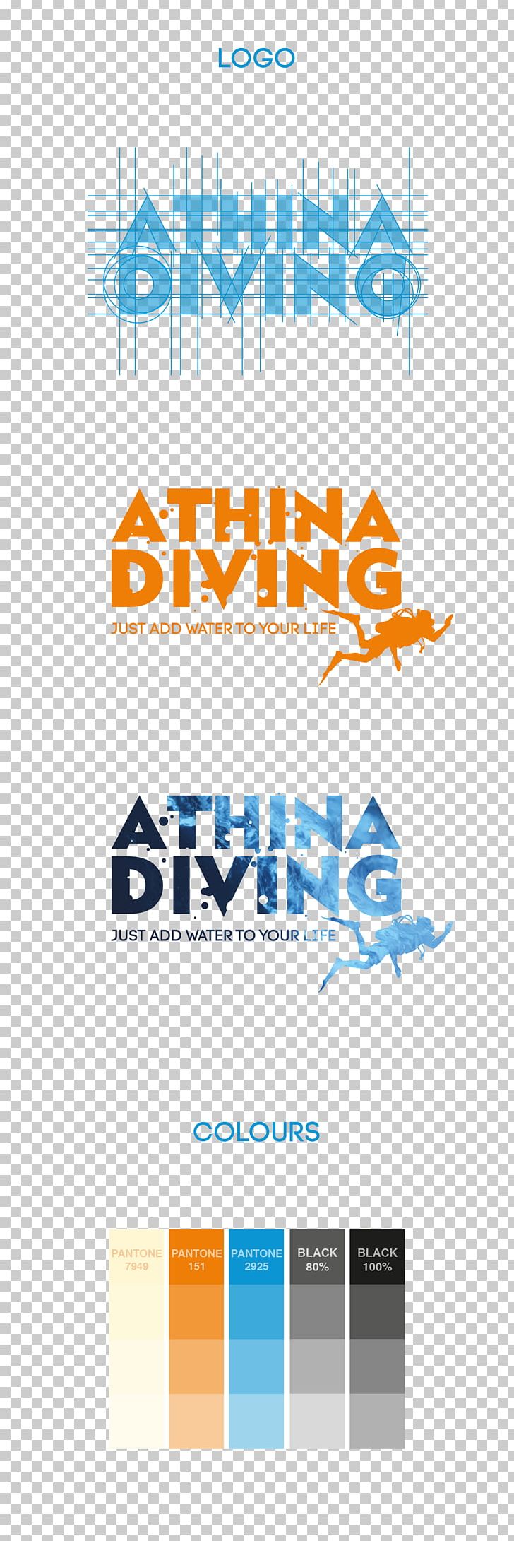 Logo Brand Underwater Diving Scuba Diving PNG, Clipart, Area, Blue, Brand, Center, Corporate Identity Free PNG Download