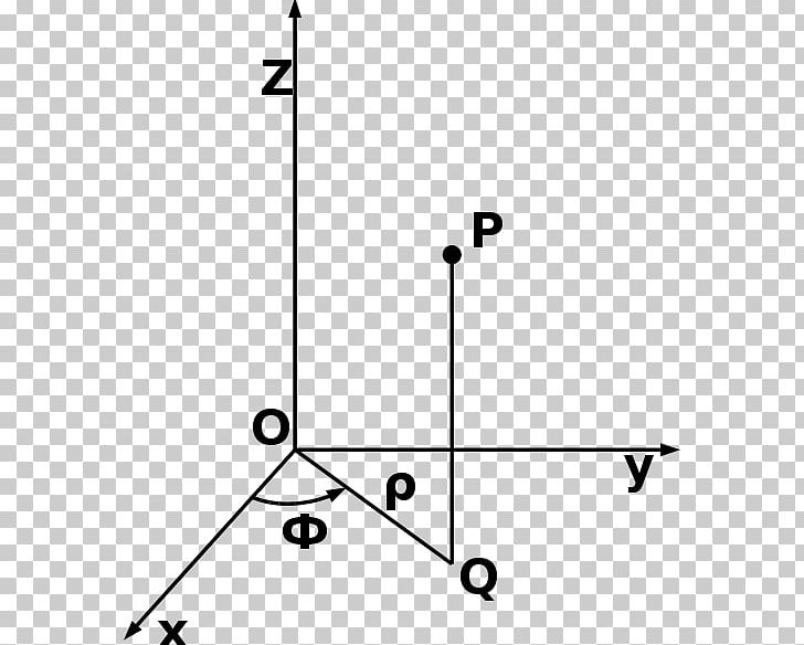 Point Cylindrical Coordinate System Cartesian Coordinate System Spherical Coordinate System PNG, Clipart, Angle, Area, Bessel Function, Black, Black And White Free PNG Download