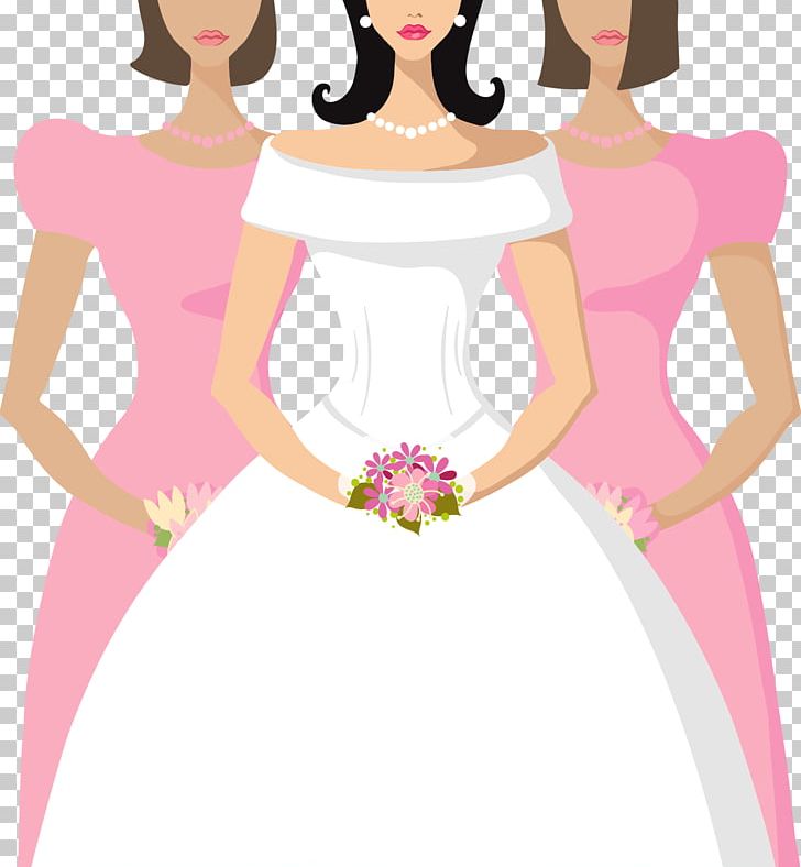 Bridesmaid Wedding Invitation PNG, Clipart, Animation, Arm, Beauty, Bride, Bridegroom Free PNG Download