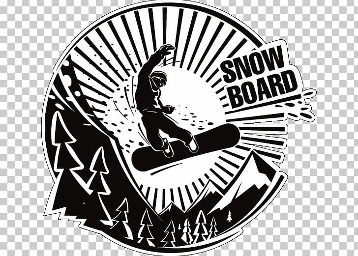 Extreme Snowboarding T-shirt Graphics PNG, Clipart, Black And White, Brand, Circle, Emblem, Graphic Design Free PNG Download