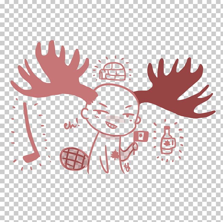 Canada Stereotype Deer Timbits PNG, Clipart, Antler, Art, Canada, Cartoon, Character Free PNG Download