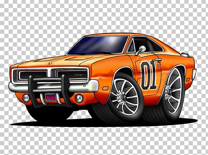 General Lee Muscle Car Ford Mustang Dodge Charger (B-body) PNG, Clipart, Automotive Exterior, Brand, Car, Caricature, Cartoon Free PNG Download