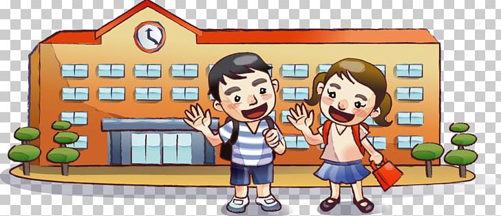 Cartoon Child Creative Work Illustration PNG, Clipart, Animation, Back To School, Bye, Byebye, Comics Free PNG Download