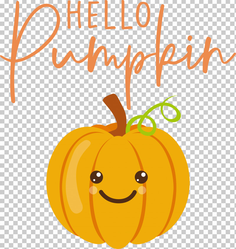 HELLO PUMPKIN Autumn Harvest PNG, Clipart, Autumn, Harvest, Jackolantern, Orange, Pie Free PNG Download