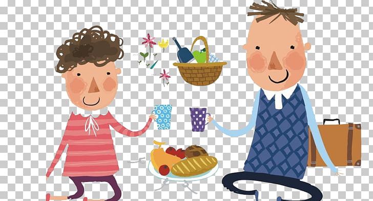 Cartoon Banquet Illustration PNG, Clipart, Boy, Child, Comics, Communication, Conversation Free PNG Download