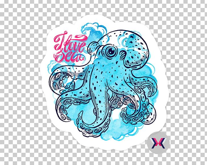 Octopus Drawing Watercolor Painting PNG, Clipart, Art, Canvas, Cephalopod, Doodle, Drawing Free PNG Download