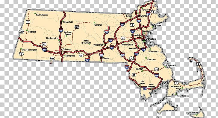 Massachusetts Road Map Graphics PNG, Clipart, Area, Cartography, Highway, Land Lot, Line Free PNG Download
