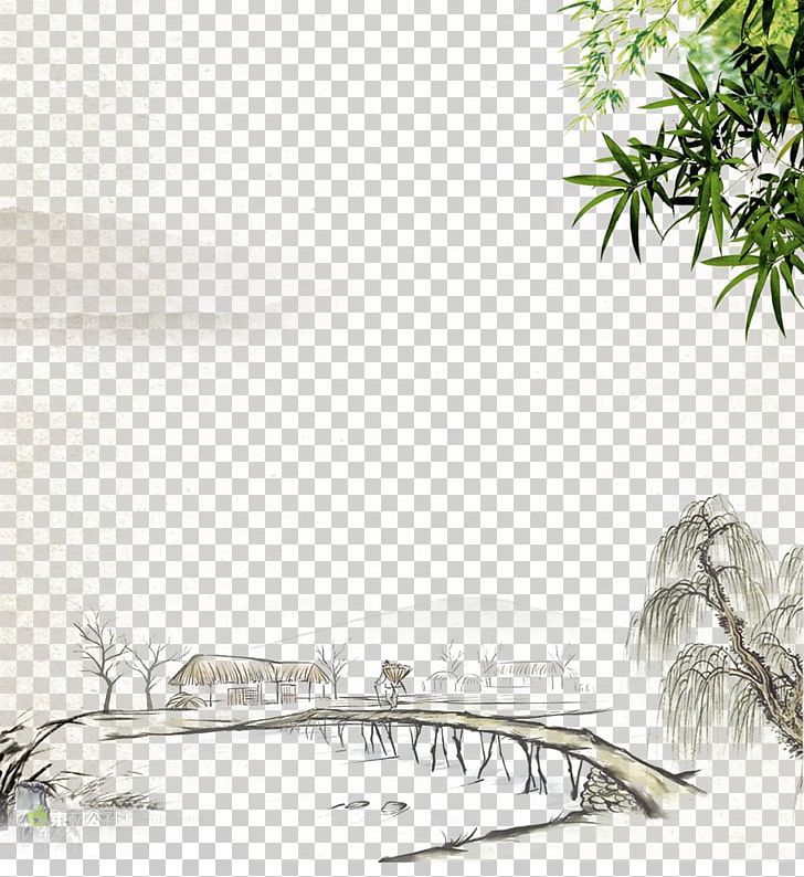 Along The River During The Qingming Festival China Dwelling In The Fuchun Mountains Chinoiserie Chinese Painting PNG, Clipart, Artwork, Background, Bamboo Leaves, Branch, Chinese Style Free PNG Download