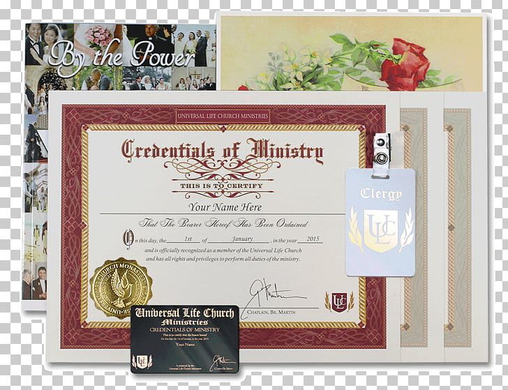 Universal Life Church Minister Ordination Marriage License Clergy PNG, Clipart, Ceremony, Christian Church, Church Minister, Diploma, Holidays Free PNG Download