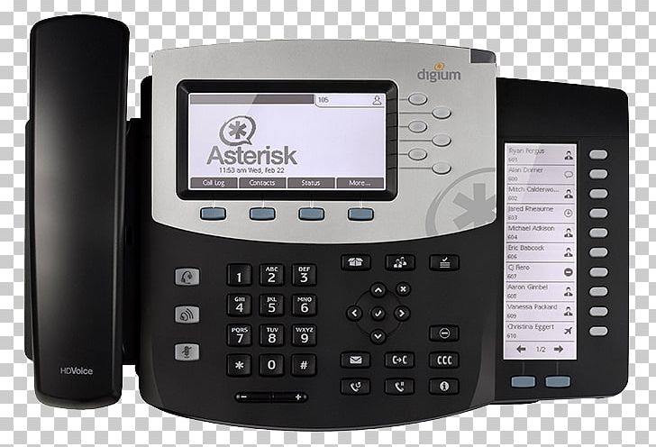 Asterisk VoIP Phone Digium Telephone Softphone PNG, Clipart, Answering Machine, Asterisk, Business Telephone System, Corded Phone, Digium Free PNG Download
