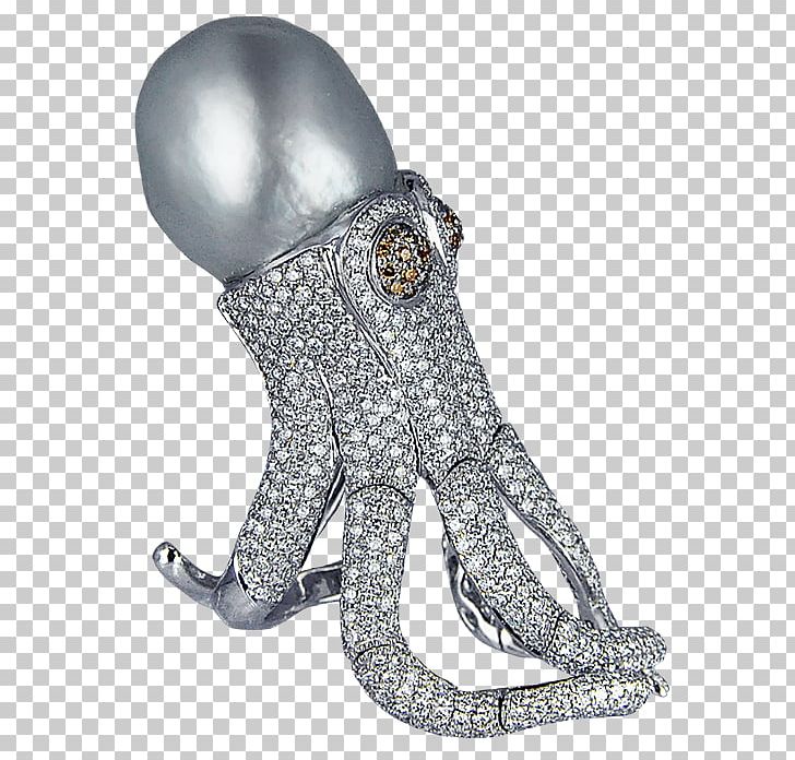 Baroque Pearl Jewellery Octopus Silver PNG, Clipart, Baroque Pearl, Body Jewellery, Body Jewelry, Charms Pendants, Fashion Accessory Free PNG Download