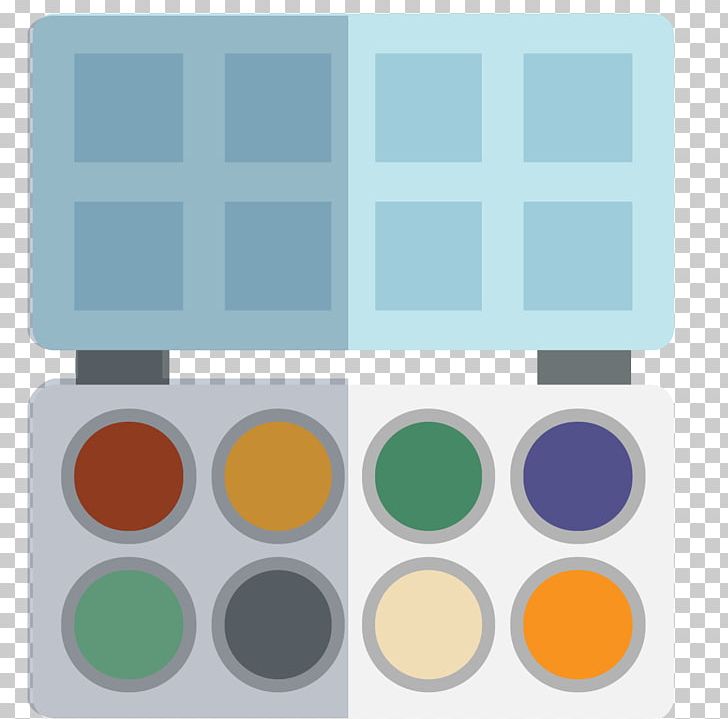 Oil Painting Pigment PNG, Clipart, Blue, Box, Button, Buttons Vector, Cartoon Free PNG Download