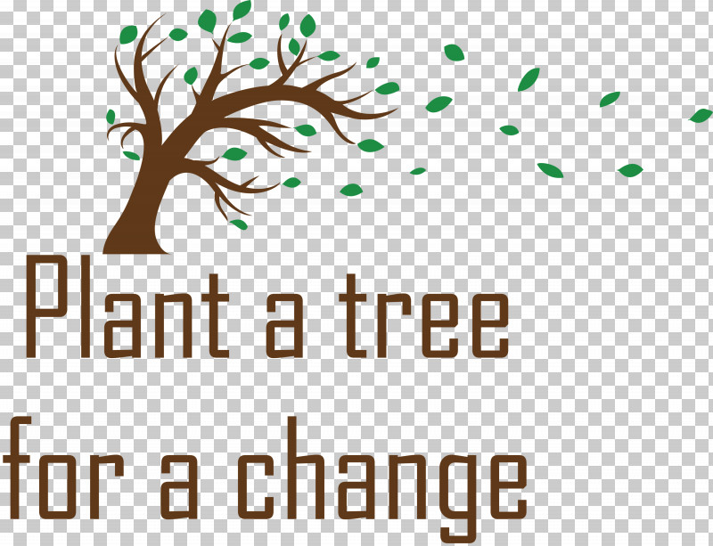 Plant A Tree For A Change Arbor Day PNG, Clipart, Arbor Day, Biology, Branching, Flower, Line Free PNG Download