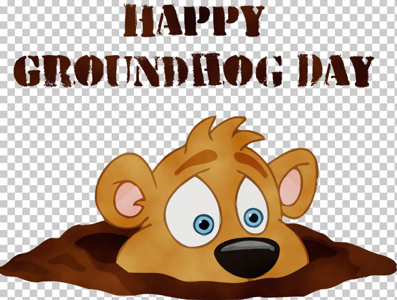 Cartoon Snout Animation Brown Bear Hedgehog PNG, Clipart, Animation, Brown Bear, Cartoon, Groundhog, Groundhog Day Free PNG Download