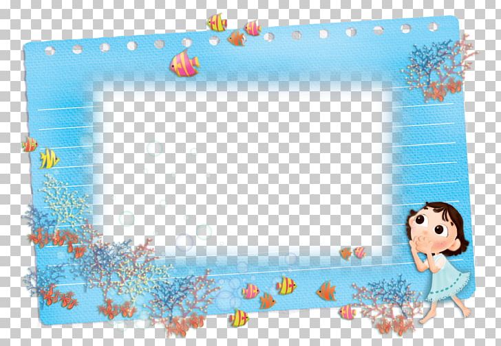 Blue Cartoon Frame PNG, Clipart, Area, Blue, Blue Cartoon, Blue Frame, Border Frame Free PNG Download