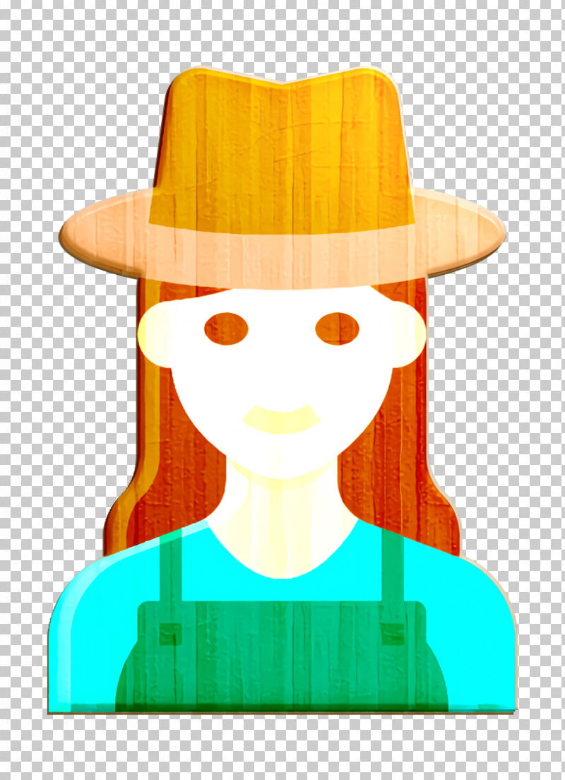 Gardener Icon Occupation Woman Icon Farm Icon PNG, Clipart, Cartoon, Clothing, Costume Hat, Cowboy Hat, Farm Icon Free PNG Download